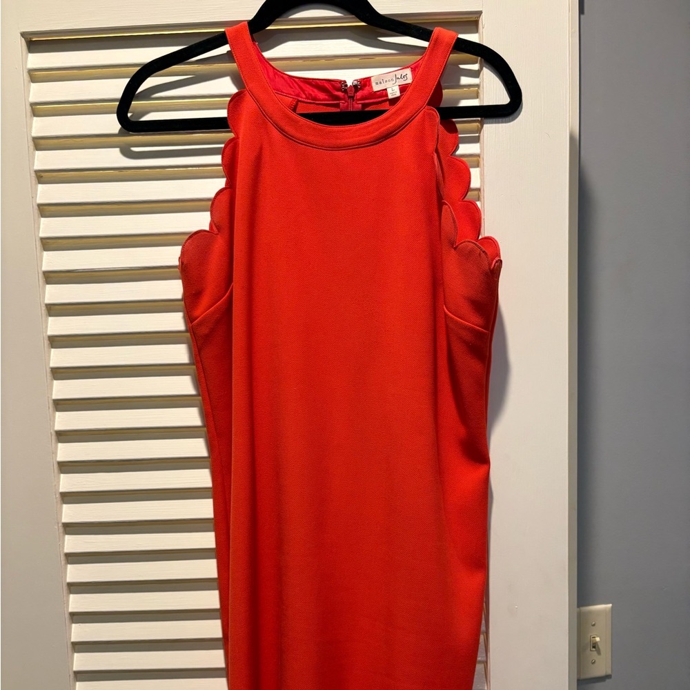 Elegant Red Sleeveless Dress